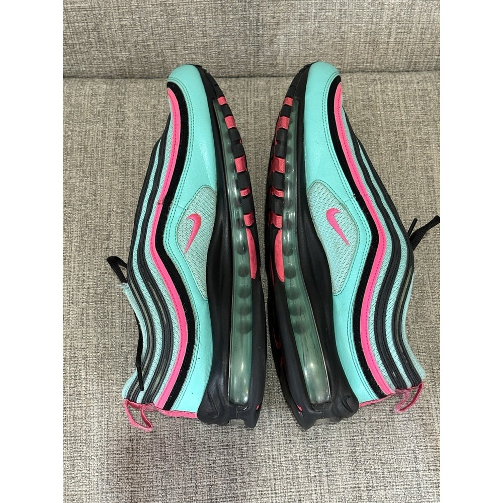 2019 Nike Air Max 97 Hyper Turquoise South Beach Size 11  CU4877-300 - Picture 6 of 8
